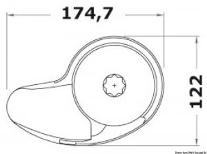Verricello ITALWINCH Smart V 800W 12V - 8mm ISO basso